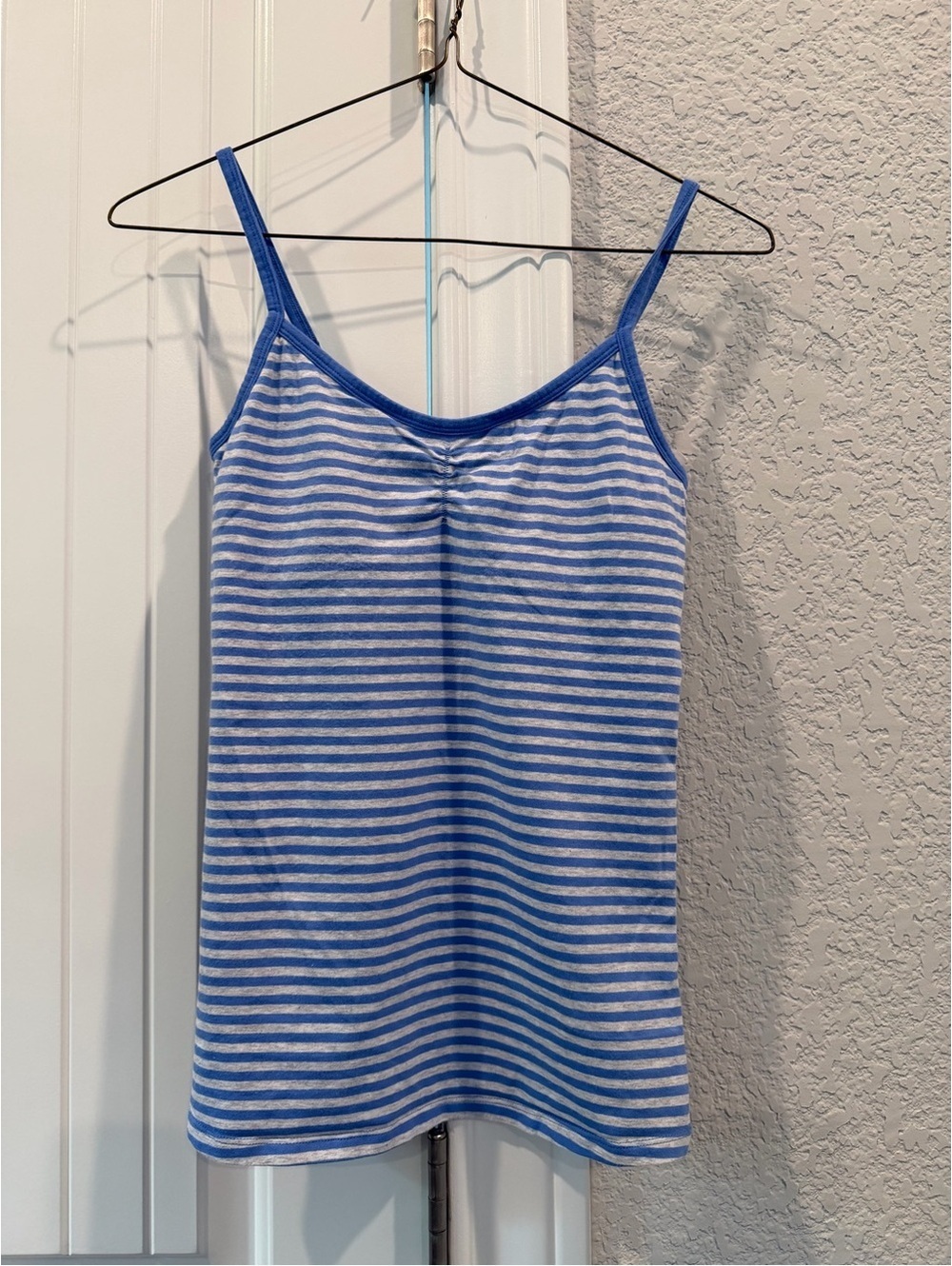 Aerie Striped Tank Tops - Blue and Beige, Size Small